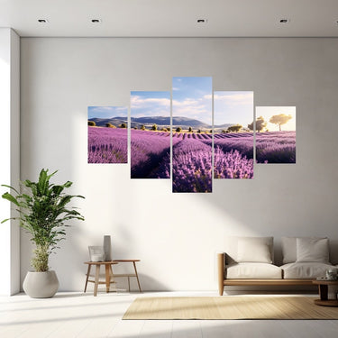 French Lavender Fields Painting